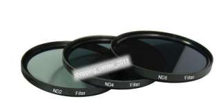 58mm ND Neutral Density filter for Lens ND2 ND4 ND8 Set  