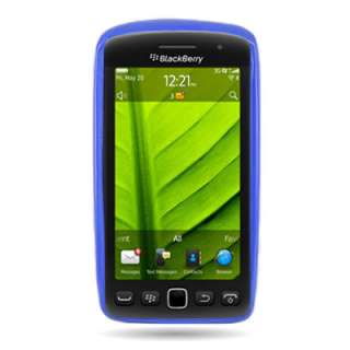   Blue/Clear Bumper TPU Case For Blackberry Torch 9850 9860 Phone  