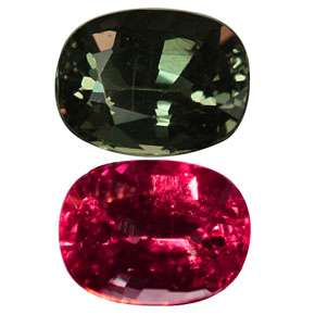 23ct Phenomenal Oval Natural Top Color Change Garnet  