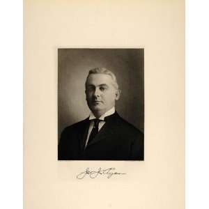  1915 Engraving John J. Ryan Illinois Businessman IL 