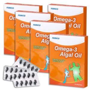  FEBICO Omega 3 Algal Oil  500mg*150 softgels Health 