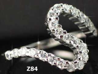 Z85 NEW Fashion Women CZ SILVER RIGHT HAND Ring Band #6  