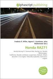 Honda RA271, (6130745796), Frederic P. Miller, Textbooks   Barnes 