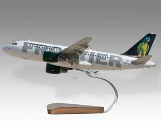 Airbus A319 Frontier Airlines 19 Desktop Airplane Model  