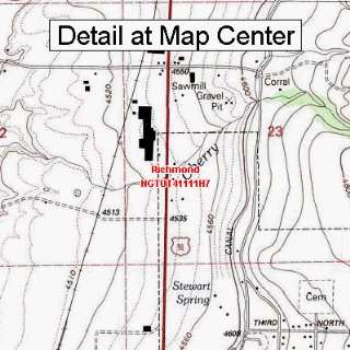   Quadrangle Map   Richmond, Utah (Folded/Waterproof)