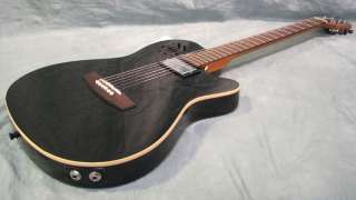 Godin A6 Ultra Black Acoustic Electric Guitar Thin Body Humbucker 