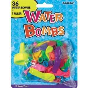  Neon Colors Water Bombs 36ct Toys & Games