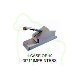   10 Addressograph Bartizan 871 Pump Handle Imprinter
