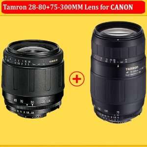  Tamron 28 80mm f/3.5 5.6 Aspherical Lens & 75 300mm f/4 5.6 LD Lens 