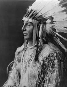   AMERICAN INDIAN CHIEF WHITE SHIELD ARIKARA 1905 PHOTO WESTERN HERITAGE