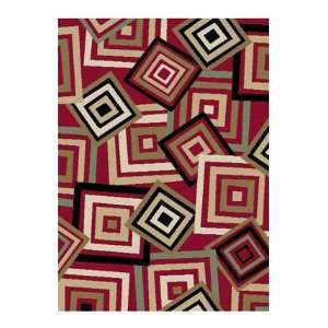  Infinity Home Source Spaces 3 11 x 5 3 red Area Rug 