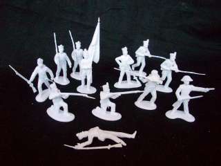 Classic Toy Soldiers 1/32nd plastic Alamo Mexican army series I white 