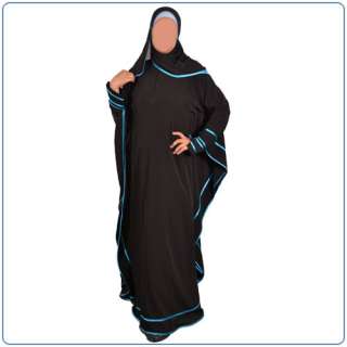 Farasha Abaya black butterfly islamic clothing scarf  