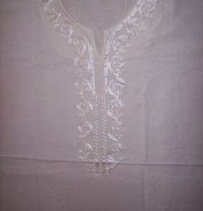 Long Sleeves Cotton Mens Embroidered Kaftan Caftan Casual Shirt Top 