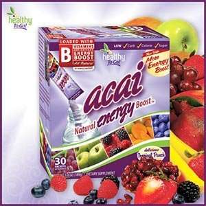  Acai Natural Energy Boost from Healthy To Go   30 Tropical 