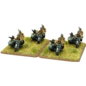    Flames of War   French Fusiliers Motorcycle Platoon Toys & Games