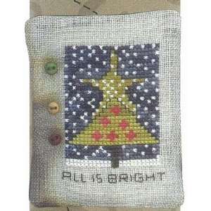  All Is Bright   Cross Stitch Pattern Arts, Crafts 