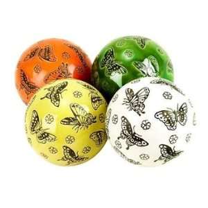  Ceramic, decorative balls for table decor  set/4