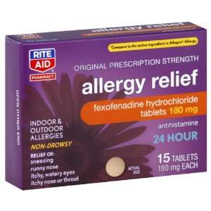 Rite Aid Allergy Relief, Indoor & Outdoor, Original Prescription 