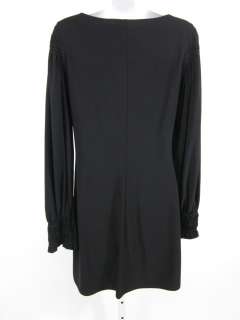 ABS COLLECTION Black Long Sleeve Shift Dress Sz XS  