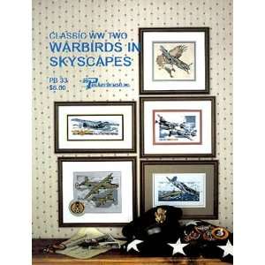  Classic WW Two Warbirds in Skyscapes Counted Cross Stitch 