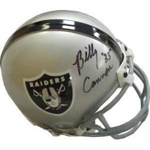  Billy Cannon signed Oakland Raiders Replica Mini Helmet 