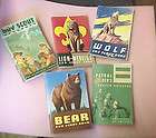 B75 Vintage 1960s Boy scouts books lot book Manual Bear Lion Wolf cub 