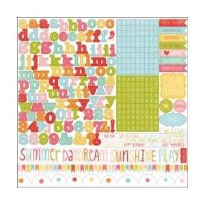   Summer Stickers 12X12 Alpha; 5 Items/Order Arts, Crafts & Sewing