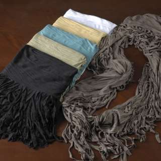 continuous circle of beautiful soft fabric allows you to accessorize 