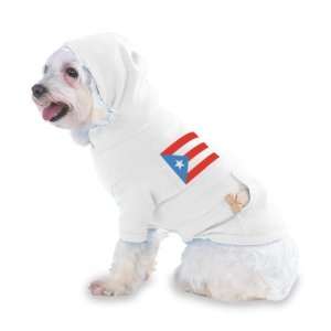 PUERTO RICO / PUERTO RICAN FLAG Hooded (Hoody) T Shirt with pocket for 