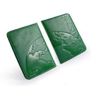  Napa Leather Passport Wallet Holder Case   British Racing 