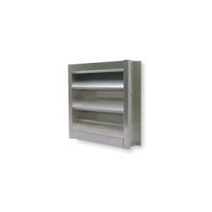   DAYTON 4FZF6 Louver,Wall Opening 30 x 30 In,Aluminum