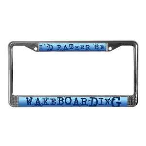  Wakeboarder Sports License Plate Frame by  