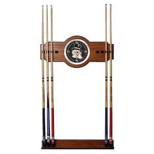  Wake Forest University Wood and Mirror Wall Cue Rack 