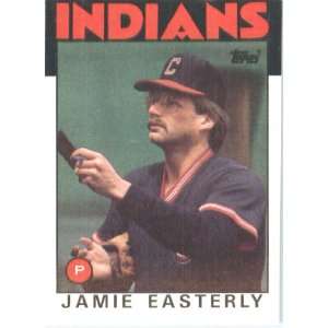  1986 Topps # 31 Jamie Easterly Cleveland Indians Baseball 