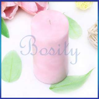 Rose Scented Round Pillar Candle Wedding Party Aromatherapy 