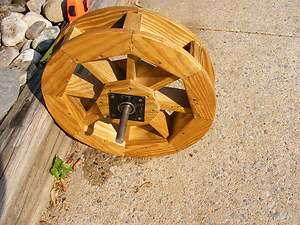 Amish made wooden Water Wheel Waterwheel pond streams   15 ready to 