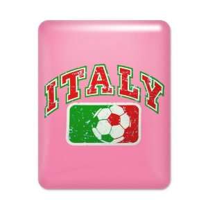   Hot Pink Italy Italian Soccer Grunge   Italian Flag 