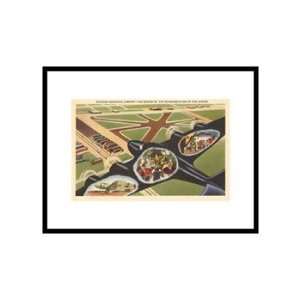  Municipal Airport, Chicago, Illinois Places Pre Matted 