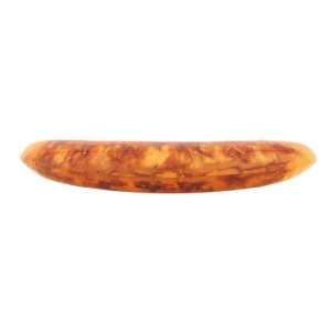 Caravan Pointed And Domed Half Moon Amber Marble Resin Decorates This 