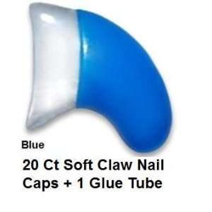   Large (13+ lbs) 20 pcs, 2 Tips, 1 Adhesive, Color Blue