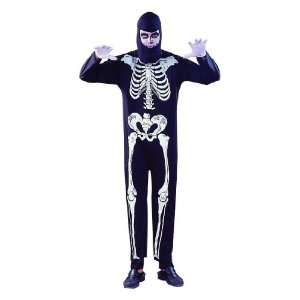 Adult Skeleton Halloween Costume 