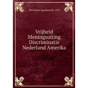  Vrijheid Meningsuiting Discriminatie Nederland Amerika 