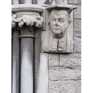 Carving at Entrance to St. Patricks Cathedral, Dublin, Republic of 