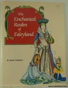 ENCHANTED REALM OF FAIRYLAND PAPER DOLL BOOK 1991 VANDERPOOL PAPER 