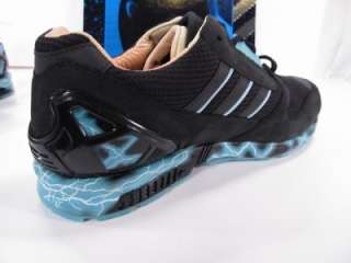 Adidas Star Wars US 11 Emperor Palpatine ZX 8000 Black Blue Glow in 