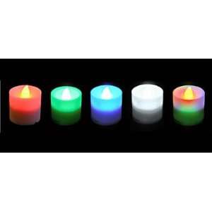  Battery Light Up Colored LED Votive Candle (GREEN / QNTY 