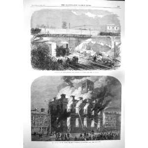  1865 Train Crash Croydon Fire Surrey Theatre Sheffield 