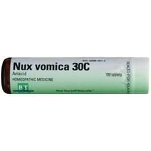 Nux vomica 30C 100 Tablets Boericke & Tafel