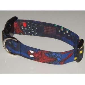  Spider Man Spider Man City Lights Dog Collar Small 1 